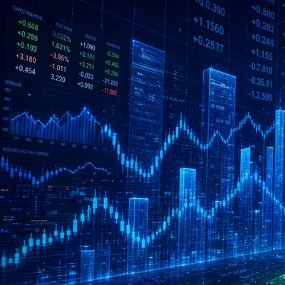 Neon trading board